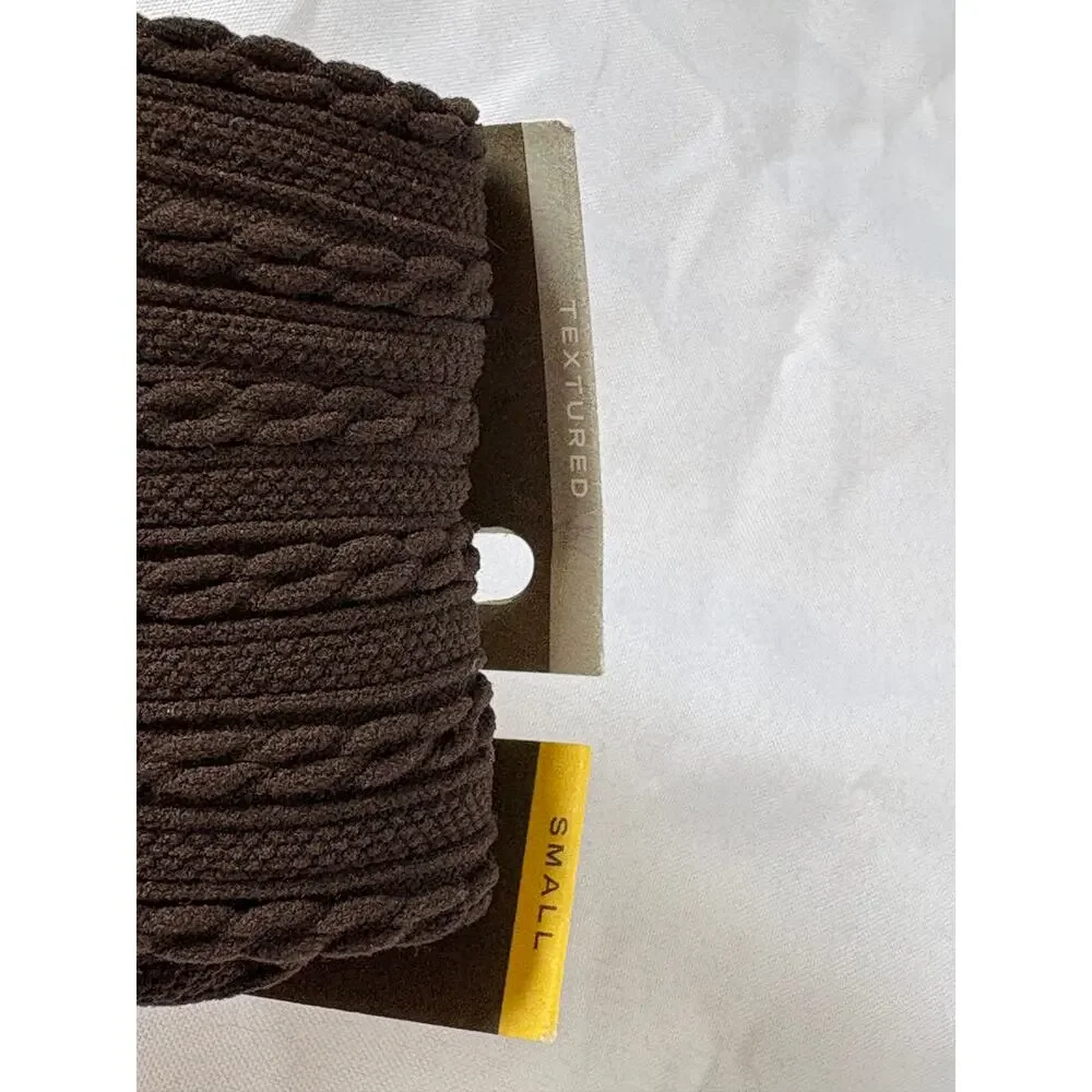 Vintage Y2K Merona NOS Chocolate Brown Cable Knit Sweater Tights S